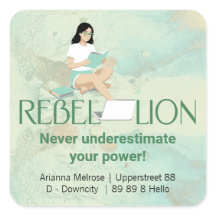 Tarjeta de agradecimiento Rebellion Reading para a