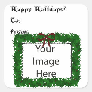 Pegatina Cuadrada Tarjeta de regalo de Visual Cue