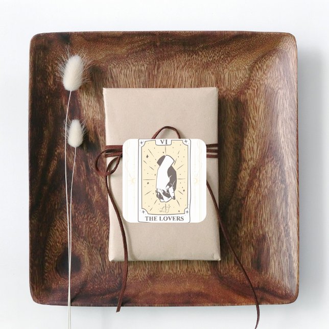 Pegatina Cuadrada Tarjetas del Tarot | Despedida de Soltera | Boda | (Subido por el creador)