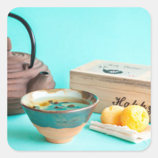 Pegatina Cuadrada Té Por Uno