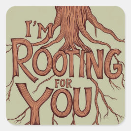 Pegatina Cuadrada Te recomiendo Pegatinas