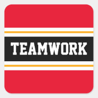 TEAMWORK Luminosas franjas de Carreras de Naranja 