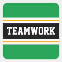 TEAMWORK Rayos de Carreras blanca verde brillante