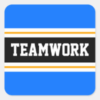 TEAMWORK Rayos de Carreras blanco azul brillante a