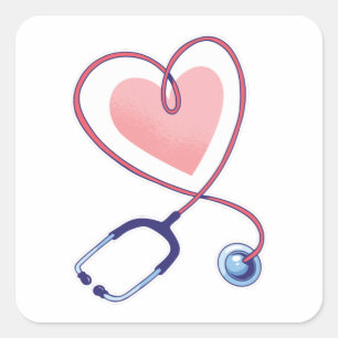 Pegatina Cuadrada Tecnología quirúrgica