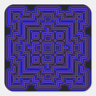 Pegatina Cuadrada Teja de Lotus