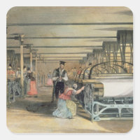 Tejido de telar, 1834