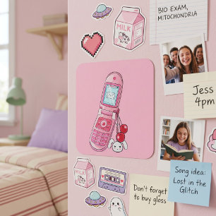 Pegatina Cuadrada Teléfono móvil