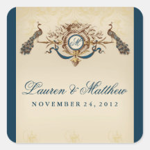 Tema elegante del pavo real