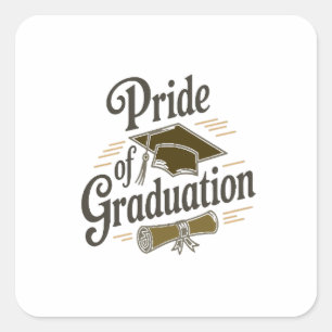 Pegatina Cuadrada Temporada de Éxito