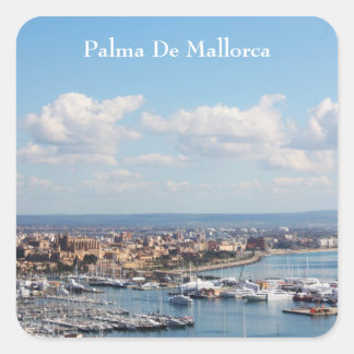 Pegatina Cuadrada Temporada de Mallorca
