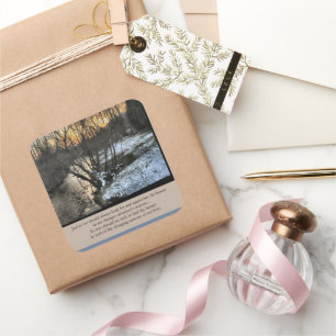 Pegatina Cuadrada Temporadas de nuestras vidas Inspiradoras