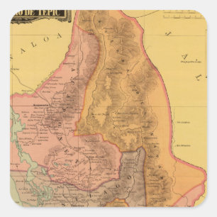 Pegatina Cuadrada Tepic, Nayarit