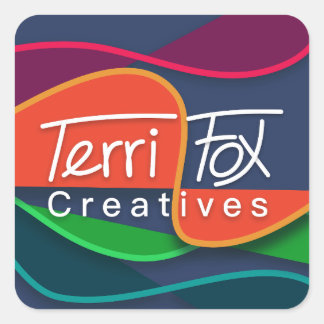 Pegatina Cuadrada Terri Fox Creatives