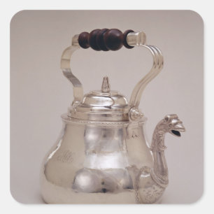 Pegatina Cuadrada Tetera, c.1765