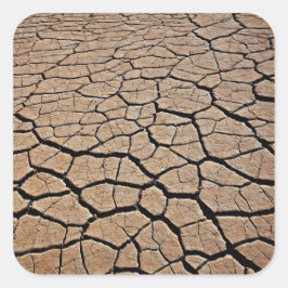 Pegatina Cuadrada Textura del desierto