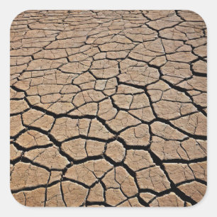 Pegatina Cuadrada Textura del desierto
