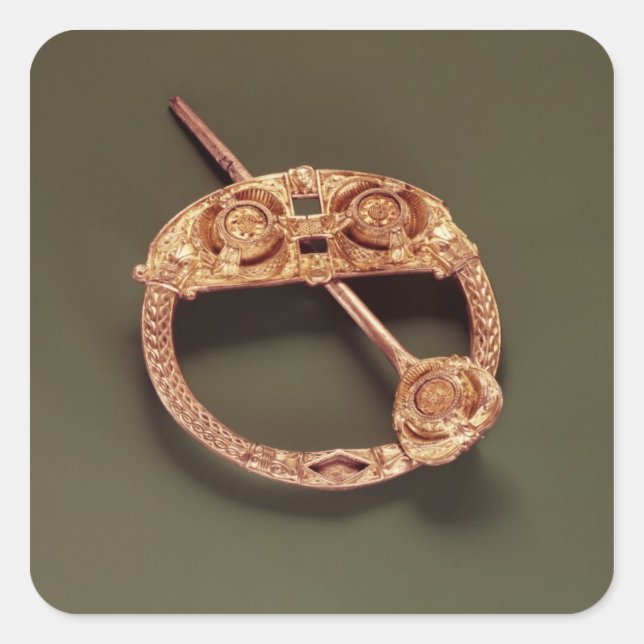 Pegatina Cuadrada The Cavan o "Queen's Brooch", de Cavan (Anverso)