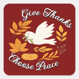 Pegatina Cuadrada 'The Peace Collection' Sticker