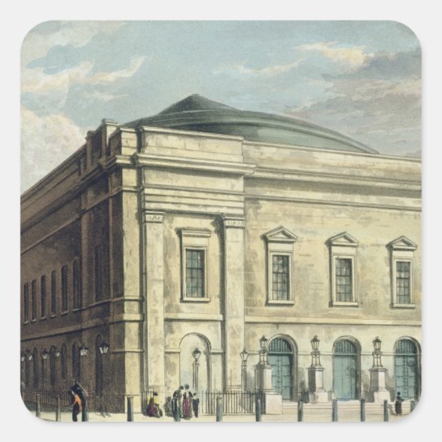 Pegatina Cuadrada Theater Royal, Drury Lane, Londres, diseñado por (Anverso)