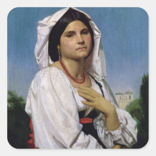 Pegatina Cuadrada Therese