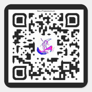 Pegatina Cuadrada #thesurfingmermaid #SWAG@MAGHIE.ORG