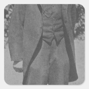 Pegatina Cuadrada Thomas Hardy