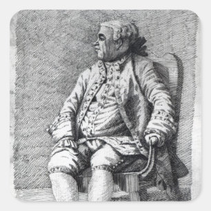 Pegatina Cuadrada Thomas Townshend, primer Viscount Sydney