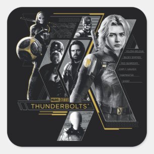 Pegatina Cuadrada Thunderbolts* Gráfico de grupo
