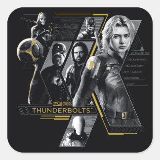 Pegatina Cuadrada Thunderbolts* | Gráfico de grupo