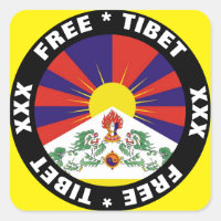 Tíbet libre y bandera