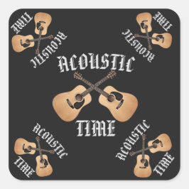 PEGATINA CUADRADA TIEMPO ACOSTUMBRE