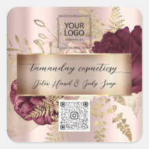 Tienda en línea Código QR Logo Foto Producto Flora