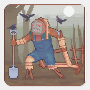 Pegatina Cuadrada ¿Tienes Miedo?