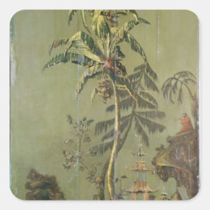 Pegatina Cuadrada Tierra, de una serie de los paneles que