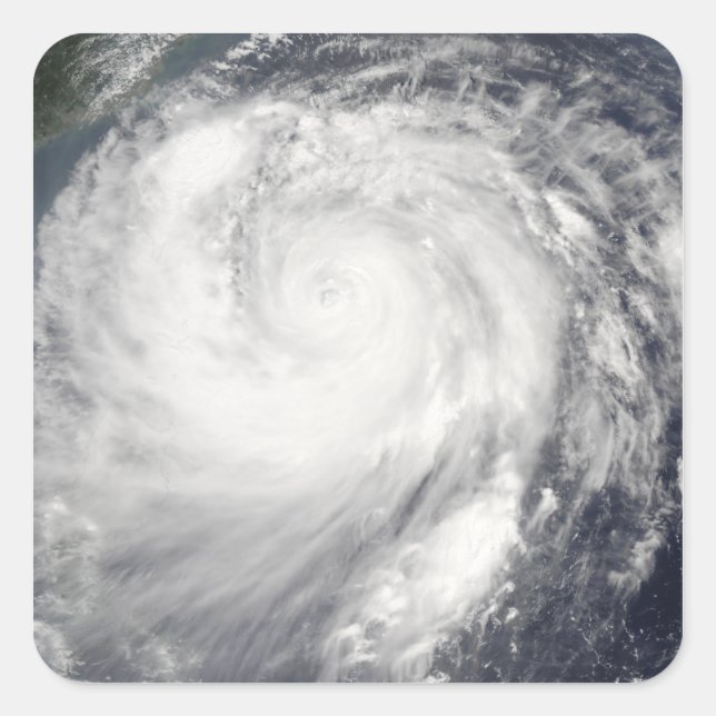 Pegatina Cuadrada Tifón Haitang (Anverso)