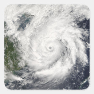 Pegatina Cuadrada Tifón Kai-Tak