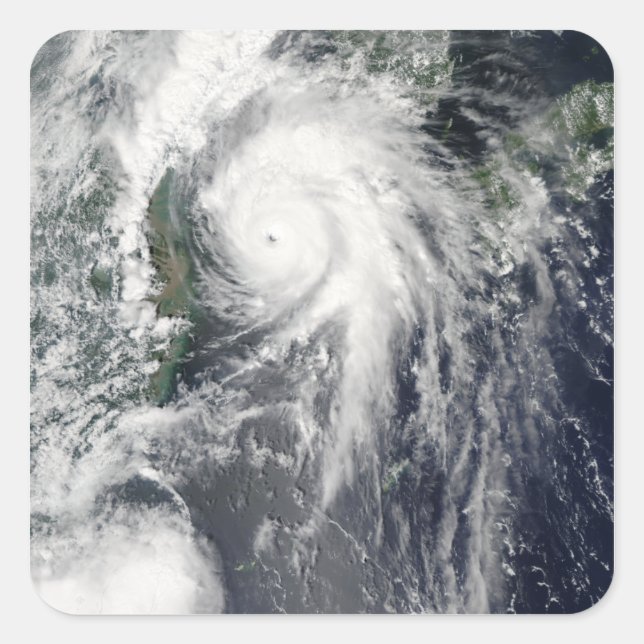 Pegatina Cuadrada Tifón Kompasu (Anverso)