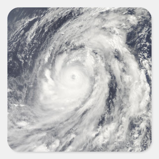 Pegatina Cuadrada Tifón Lupit (Anverso)