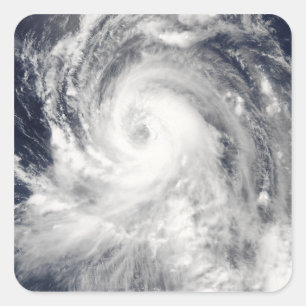 Pegatina Cuadrada Tifón Tingting sobre la Mariana septentrional Isl