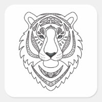 Tigre blanco inspirado