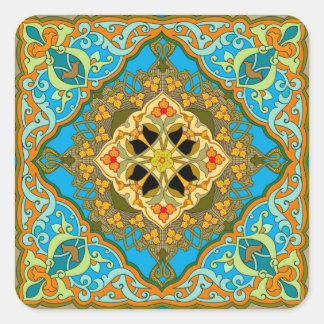 Pegatina Cuadrada Tile marroquí
