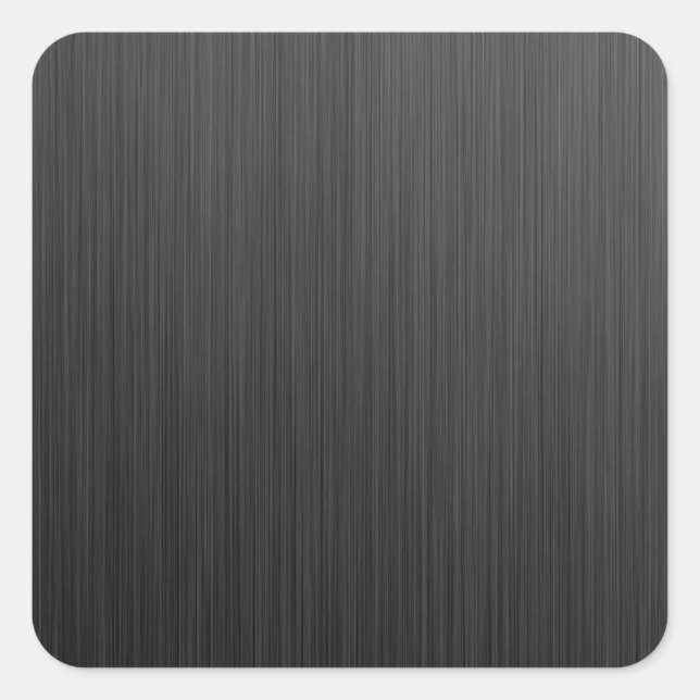 Pegatina Cuadrada Titanio negro (Anverso)