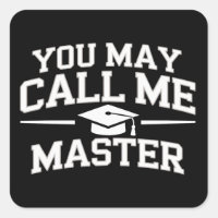 Título de Máster MBA Educación Graduación Divertid
