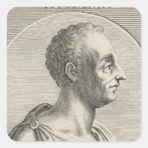 Pegatina Cuadrada Titus Livius
