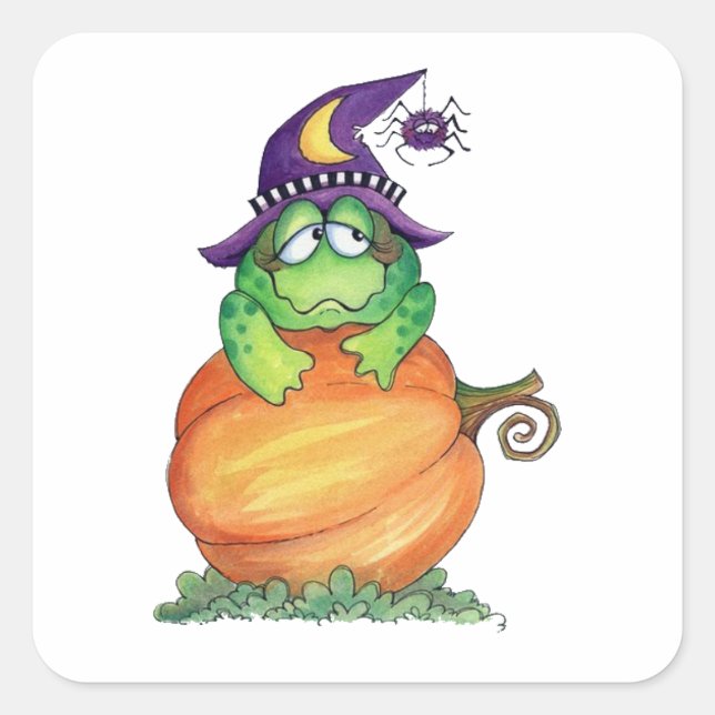 Pegatina Cuadrada Toad (Anverso)