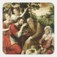 Tobias curando la ceguera de su padre, 1563