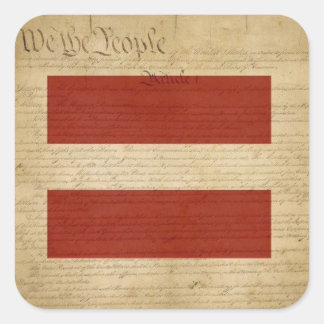 PEGATINA CUADRADA TODAS LAS PERSONAS = IGUALDAD