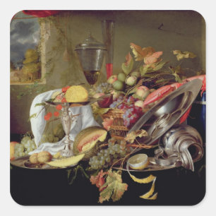 Pegatina Cuadrada Todavía vida