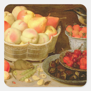 Pegatina Cuadrada Todavía vida